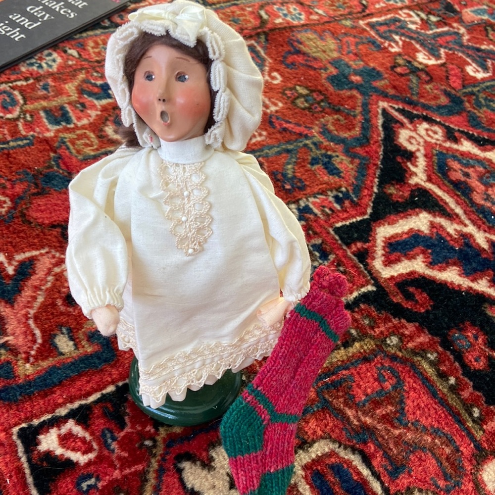 Byers Caroler girl with stocking
